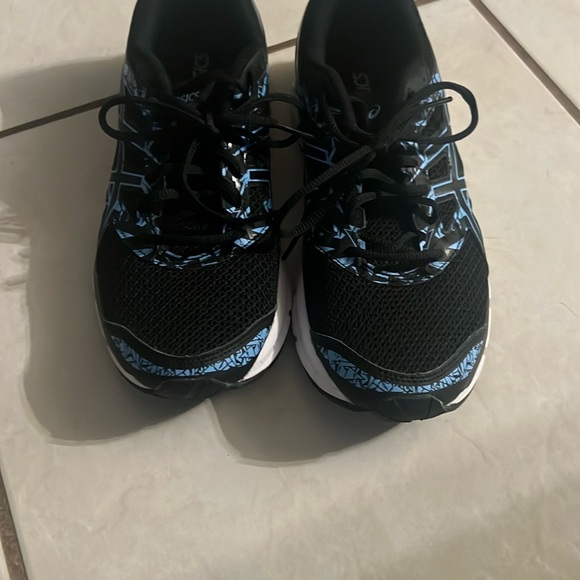 Asics Shoes - Asics Dynamic Black and Blue Sneakers